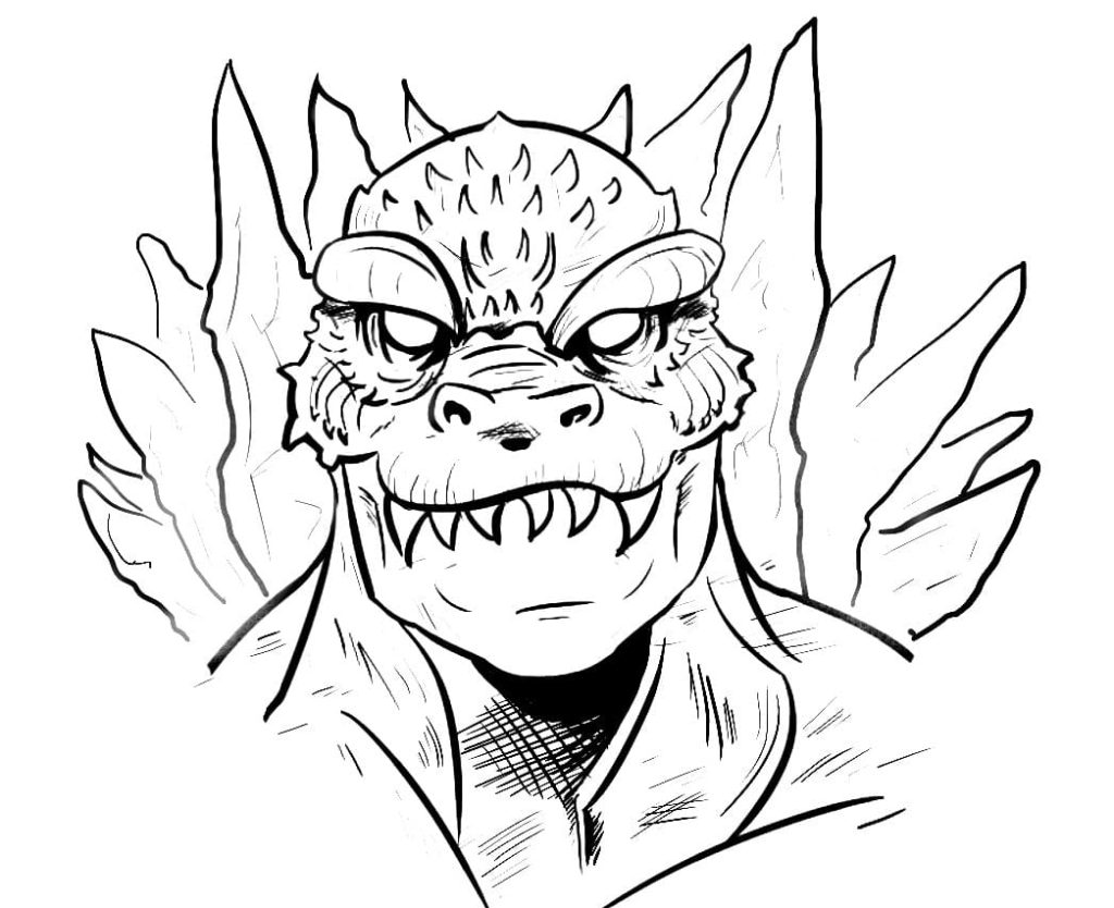 20 Free Printable Godzilla Coloring Pages - DealTrunk