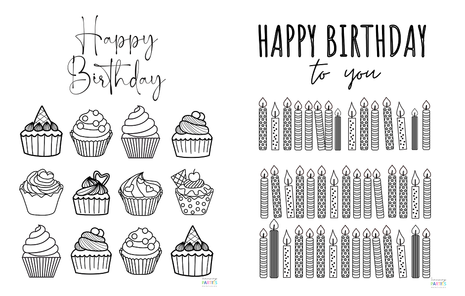 cupcake birthday cards