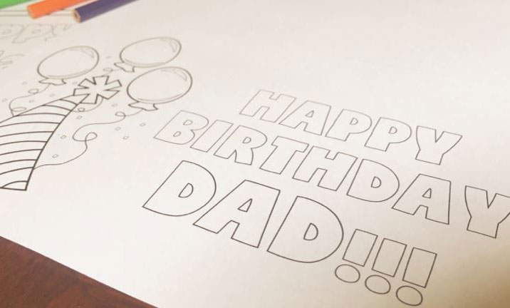 dad birthday cards free printable
