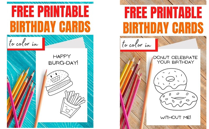 kawaii Free Printable Birthday Cards