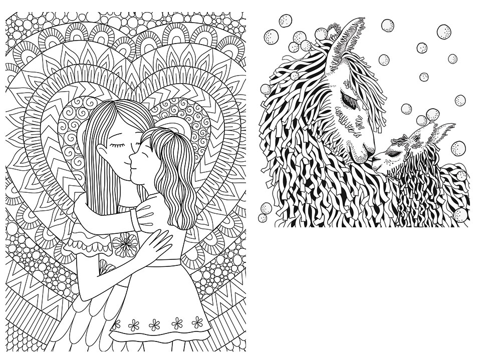 free printable mother's day coloring pages for mom's birthday cards